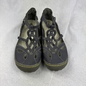 JBU by Jambu Sydney Vegan Denim Blue Mary Jane Sandals Size 10